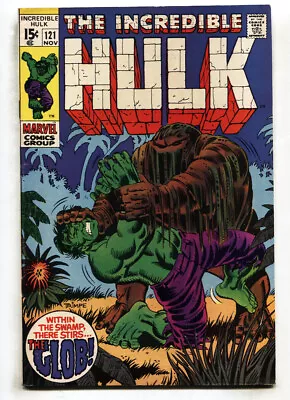 Buy Incredible Hulk #121 1969- Marvel Comics- 1st Glob-comic Book VF- • 55.45£