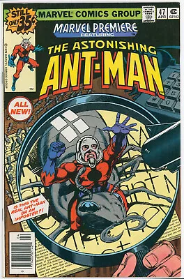 Buy Marvel Premiere #47 1979 1st Scott Lang As Ant Man Comic Book Beautiful Key • 92.42£
