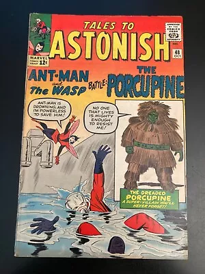 Buy TALES TO ASTONISH 48 *Early (1963) Marvel! Early Ant-Man/Wasp!* Bright/Colorful! • 50.44£