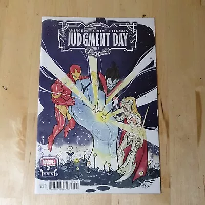 Buy A.X.E. Judgment Day #2  First Printing Cover D Peach Momoko Variant Marvel 2022 • 1.59£