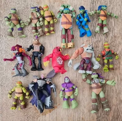 Buy Teenage Mutant Ninja Turtles Figures Job Lot (15 Figures) • 10.50£