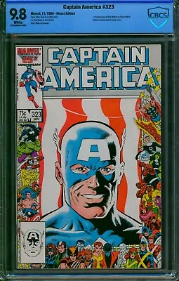 Buy Captain America #323 ⭐ CBCS 9.8 ⭐ 1st John Walker As SUPER PATRIOT! Marvel 1986 • 159.20£