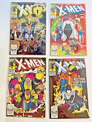 Buy The Uncanny X-Men 4 Issue Run: #252 253 254 255 (1989) 1st Matsuo Tsurayaba VFNM • 9.33£