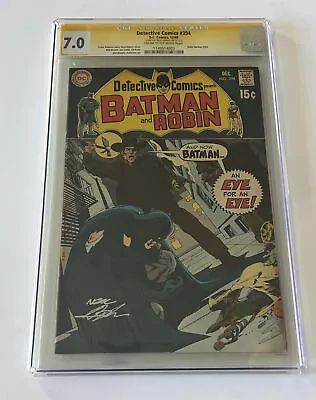 Buy Detective Comics #394 CGC SS  7.0~F/VF CRM/OW Pages~Neal Adams Signature Series • 229.10£