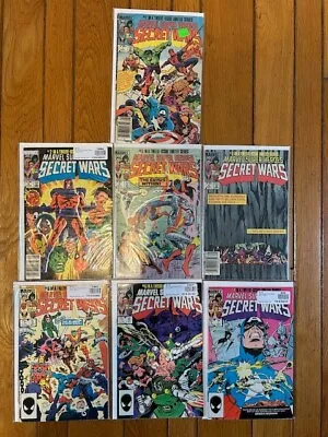Buy Marvel Super Heroes Secret Wars 1984 Lot Issues 1-7 • 76.11£