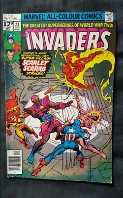 Buy The Invaders #23 Comic Marvel Comics FN+ (6.5) Frank Robbins Art • 3.50£