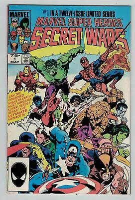 Buy Marvel Super Heroes Secret Wars 1 2nd Print Marvel Comics 1984 FN Fine • 19.41£