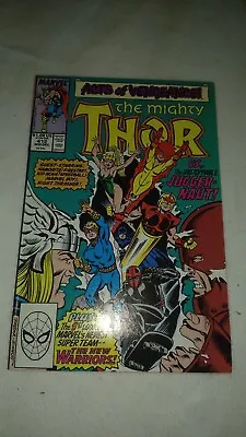 Buy The Mighty Thor Key Comic Issue 412, 1989, 1st New Warriors Appearance.... • 7.32£