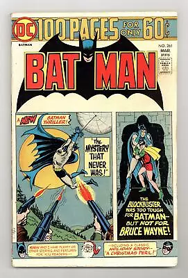 Buy Batman #261 GD+ 2.5 1975 • 11.65£