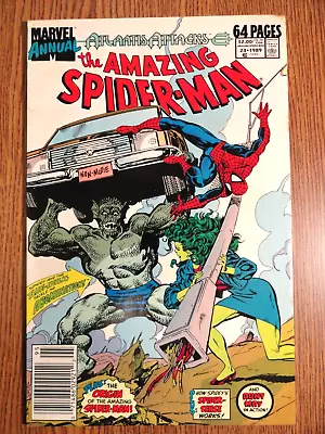 Buy Amazing Spider-man Annual #23 Newsstand Byrne Cover She-Hulk 1st Print Marvel • 8.08£