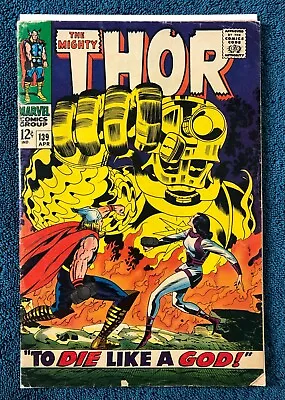 Buy The Mighty Thor #139  Marvel Comic Book 1966 Jack Kirby  • 16.34£