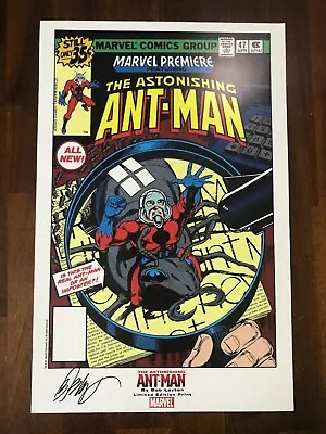 Buy Marvel Premiere Ant-man #47 Cover -  Bob Layton Signed Print - Limited Edition • 32.57£