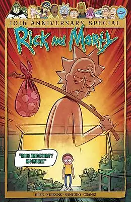 Buy RICK AND MORTY 10TH ANNI SPECIAL #1 CVR D 10 COPY STRESING  1st Print • 38.99£