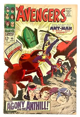 Buy Avengers #46 1967 6.0 F 1st Print 🔑 1st Whirlwind • 26.39£