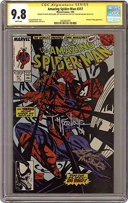 Buy Amazing Spider-Man #317 CGC 9.8 SS Michelinie/Salicrup/McFarlane 1989 1603662007 • 1,320.23£