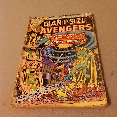 Buy GIANT-SIZE AVENGERS 2 Marvel 1974 KANG THE CONQUEROR Rama-Tut Mantis Swordsman • 18.79£