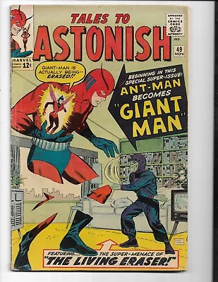 Buy Tales To Astonish 49 1963 Marvel Comics VG 4.0 1st App Of Giant-Man Wasp • 83.87£