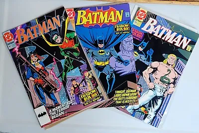 Buy Batman #467, 468, & 469 VG DC COMICS SHADOW BOX PARTS ONE-Three CHUCK DIXON • 17.11£