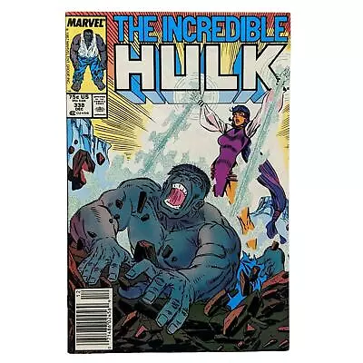 Buy Incredible Hulk (Vol 2) #338 - VF (Marvel, 1987) Newsstand Edition • 6.22£