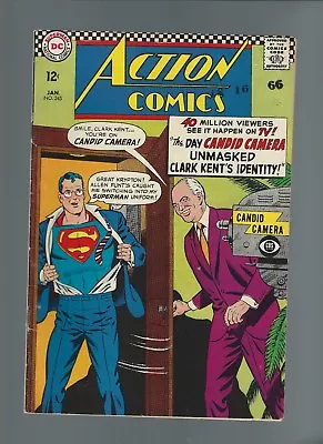 Buy Action Comics #345 (Jan 1967, DC)VG/FN 6.0 Candid Camera App, 12 Cent Cover • 15.53£
