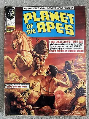 Buy Vintage Planet Of The Apes UK Marvel Comic No. 1 - 7 October 1974 (No Poster) • 19.88£