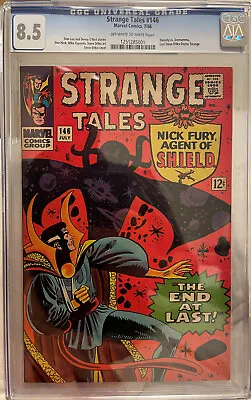 Buy Strange Tales #146 CGC 8.5 OW/W - 1st A.I.M. & 1st Eternity Cover (2nd Eternity) • 310.64£