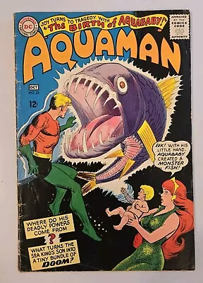 Buy Aquaman #23 1st Appearance Of Aquababy 1965 DC Comics 12 Cent Issue G (2.5) • 19.42£