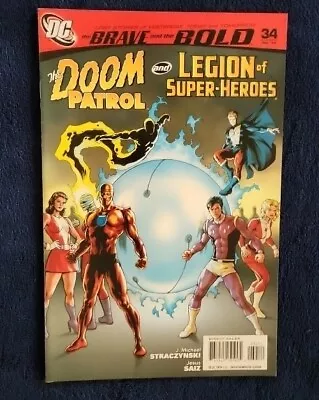 Buy  THE BRAVE AND THE BOLD #34~ DOOM PATROL And LEGION OF SUPER-HEROS~DC  2010 • 3.11£