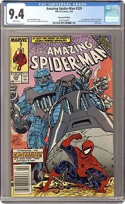 Buy Amazing Spider-Man #329 CGC 9.4 Newsstand 1990 4387239007 • 52.03£