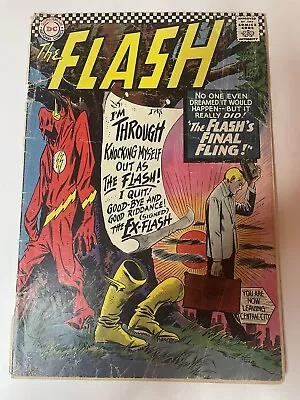 Buy FLASH #159 G/VG, Carmine Infantino Art, DC Comics 1966 Low Grade .5 • 4.89£