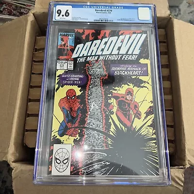 Buy Daredevil #270 CGC 9.6 (1st Appearance Of Blackheart) White Pages • 54.32£