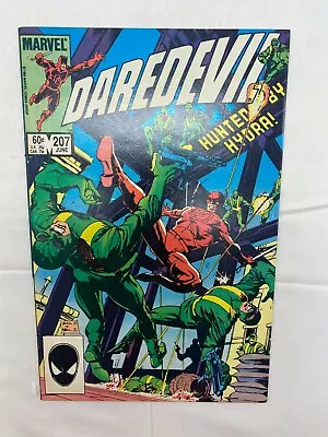 Buy DAREDEVIL #207 Marvel Comics Hunted By Hydra- 1984 • 6.05£