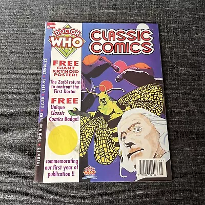 Buy Doctor Who Classic Comics No 13 - 10 November 1993 - With Giant Poster • 11.99£