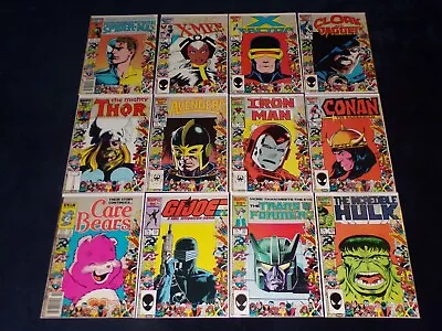 Buy Care Bears 7 Lot 1986 Newsstand 25th Anniversary Frame Covers Gi Joe 53 Hulk 325 • 232.97£