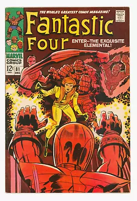 Buy Fantastic Four #81 VFN+ 8.5 Original Owner • 59£