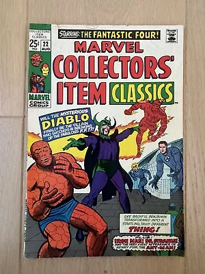 Buy Marvel Collectors' Item Classics 22 GD/VG Reprints FF 30 Tales Astonish 27 1969 • 7.73£