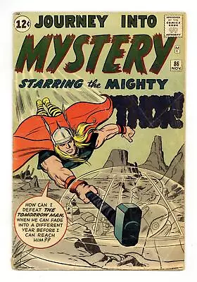 Buy Thor Journey Into Mystery #86 GD 2.0 1962 1st Full App. Odin • 201.92£