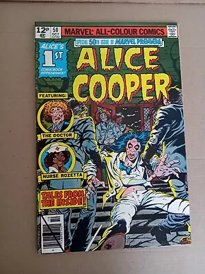 Buy Marvel Premier No 50. 1st Appearance Of Alice Cooper In Comicbook. 1979. VF • 40.99£