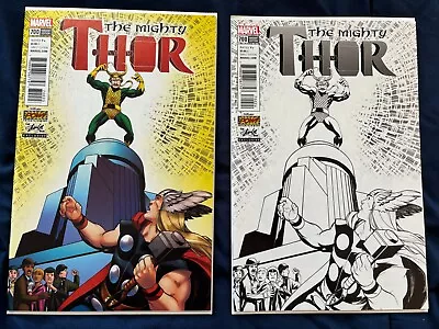 Buy THOR #700 STAN LEE VARIANT SET Mike McKone Cover Loki • 54.35£