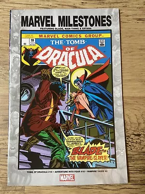 Buy Marvel Milestones Tomb Of Dracula # 10 1st App. Of BLADE. Reprint • 20£