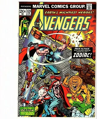 Buy Avengers # 120 (Marvel)1974 - Feat. The ZODIAC!! - CLASSIC AVENGERS!!  -  VF-  • 16.48£
