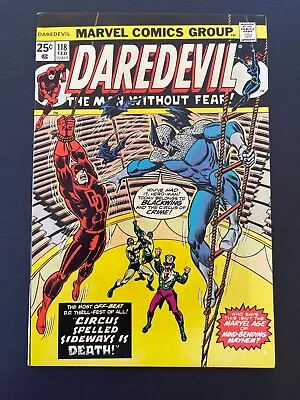 Buy Daredevil #118 - 1st Appearance Of Blackwing (Marvel, 1975) VF • 9.75£