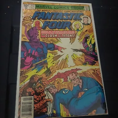 Buy Fantastic Four #212 (Newsstand) FN/VF Marvel 1979 Galactus Vs Sphinx John Byrne • 11.64£