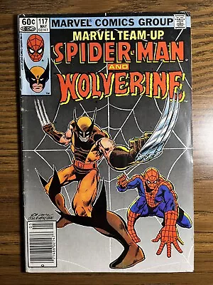 Buy Marvel Team-up 117 Wolverine Spider-man Newsstand First Professor Power 1982 • 9.28£