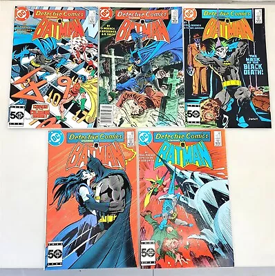 Buy 5 DC Comics Batman Detective Comic Books #551 #552 #553 #556 #558 ~ F11b • 23.26£