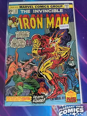 Buy Iron Man #72 Vol. 1 8.0 1st App Marvel Comic Book Ts14-228 • 11.66£