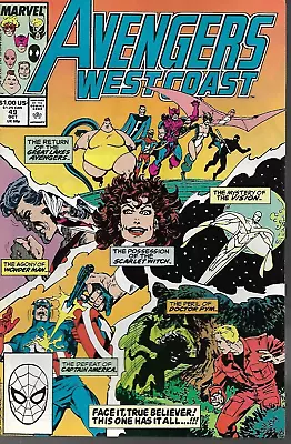 Buy AVENGERS WEST COAST  (1985) #49 - Back Issue • 4.99£