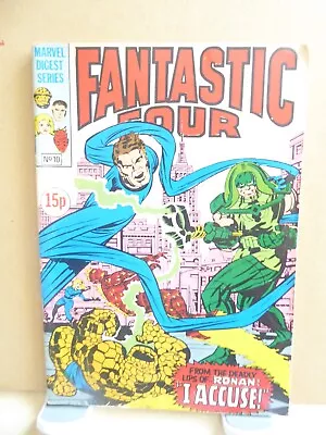 Buy FANTASTIC FOUR Pocket Book #10  1980 British Published Marvel Comics.  VG • 2.49£