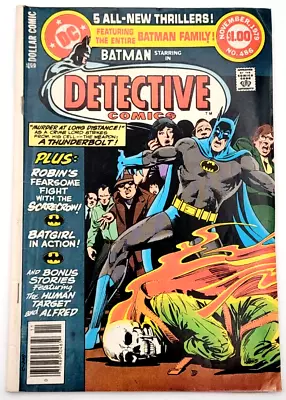 Buy Detective Comics #486 (1979) / Fn / Batgirl Robin Newsstand Batman • 11.55£