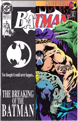 Buy BATMAN #497 Signed 4X Doug Moench/Jim Aparo/Dick Giordano/Kelley Jones COA 1993 • 77.65£